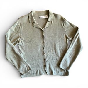 Croft & Barrow Light Green Button-Down Shirt
